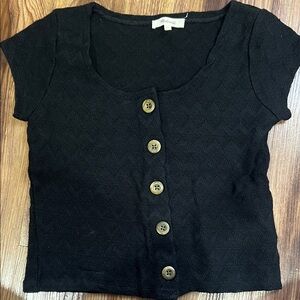 Madewell Black Button-Down Women's Top